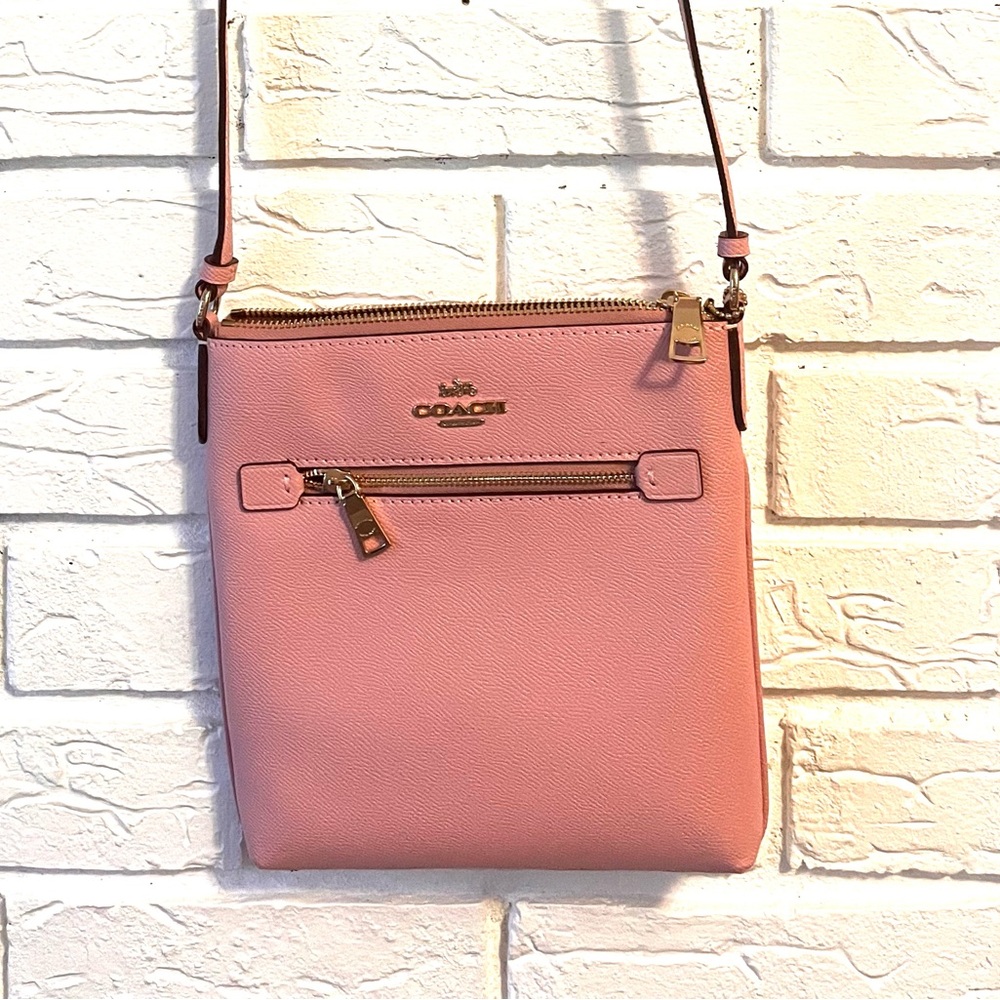 Coach Pink crossbody. Excellent condition.